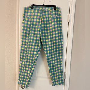 Plus Lucy & yak high rise picnic trousers!